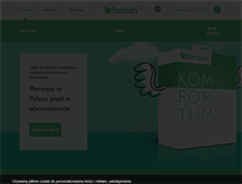 Tablet Screenshot of fortum.pl