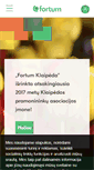 Mobile Screenshot of fortum.lt