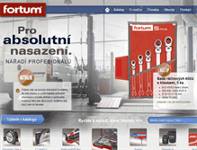 Tablet Screenshot of fortum.cz